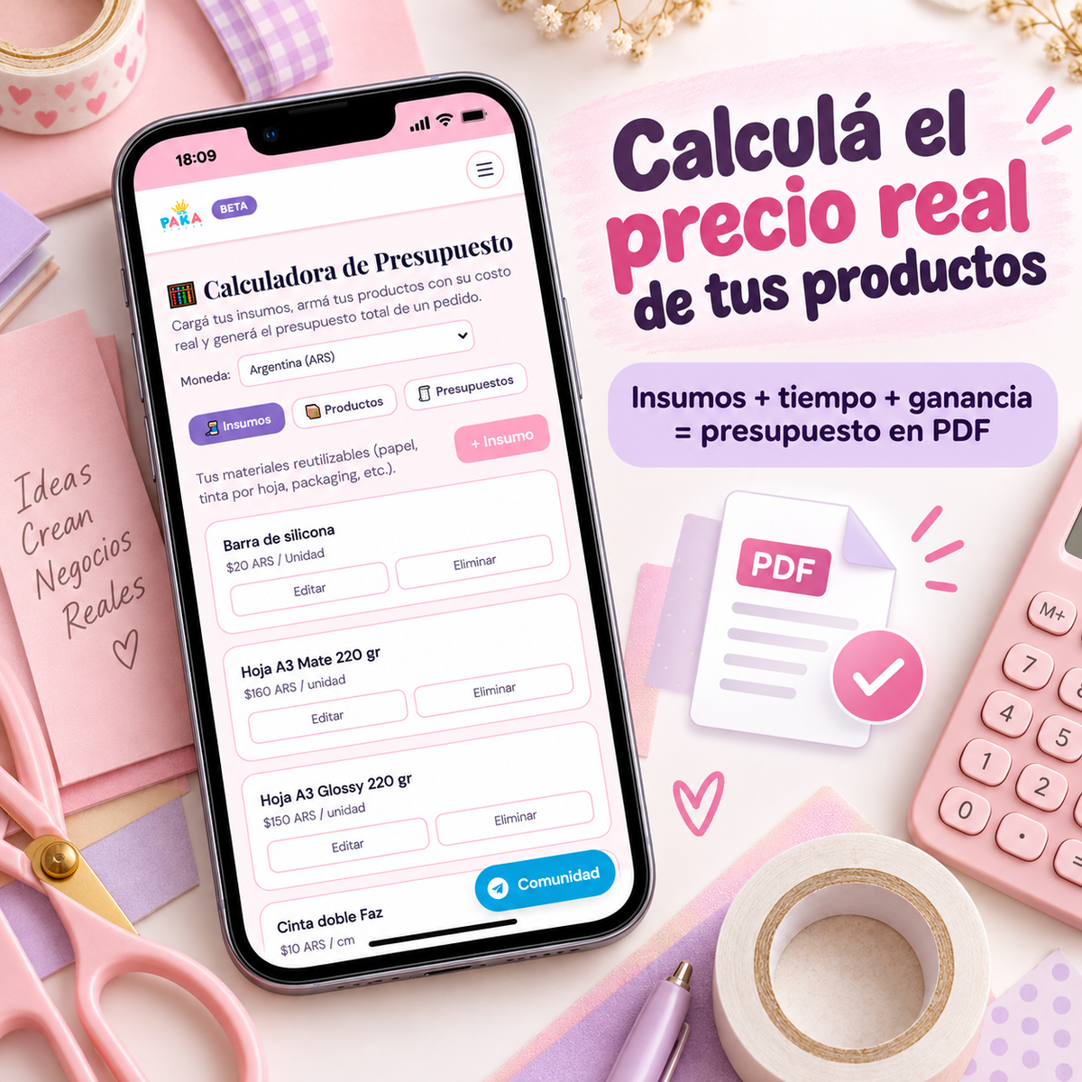 Calculadora de presupuestos