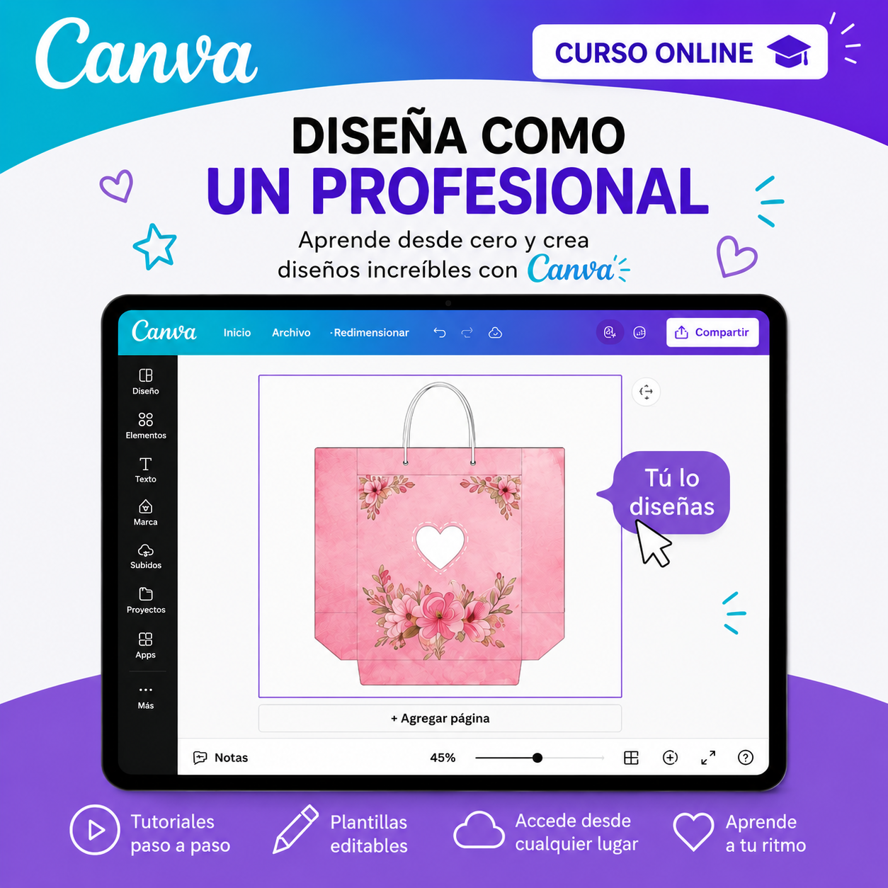 Curso - Canva Creativo: Potenciado con IA.